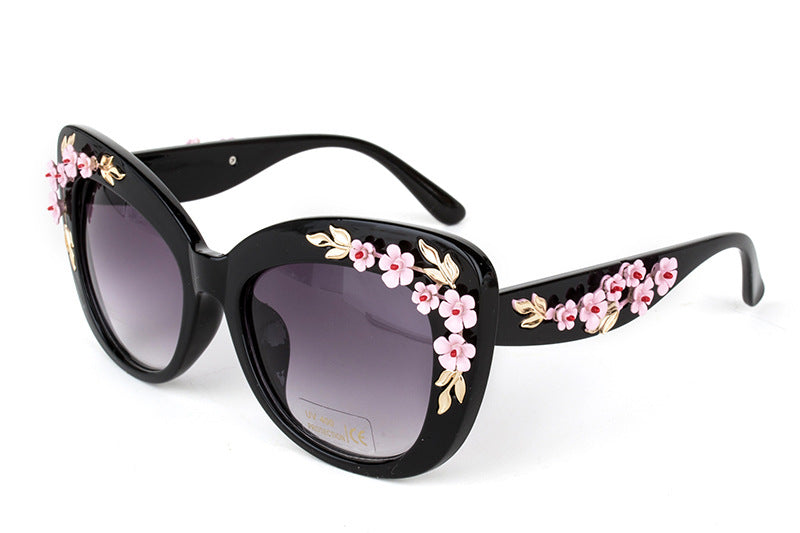 Women's Flower Printed Sunglasses