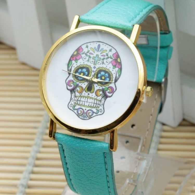 Skull Dial Emo Style Watch