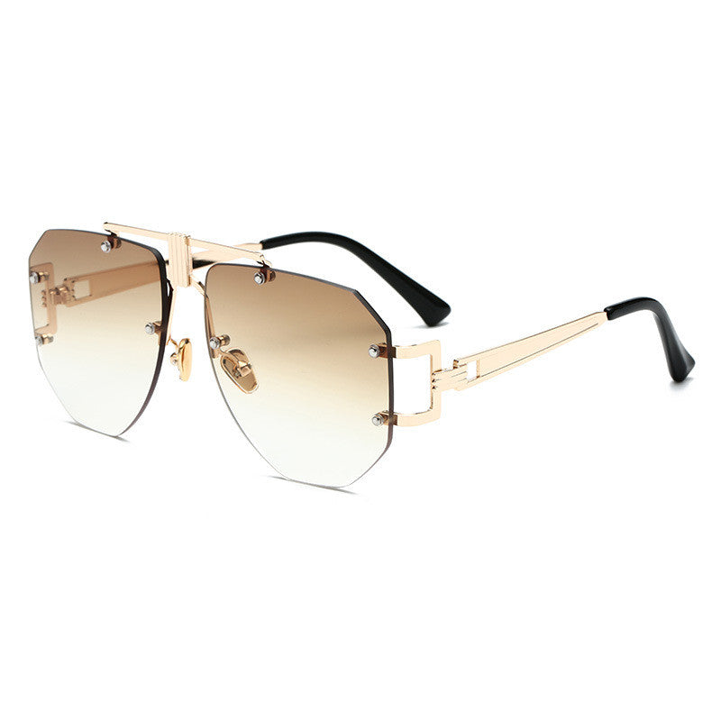 Women's Metal Frameless Sunglasses