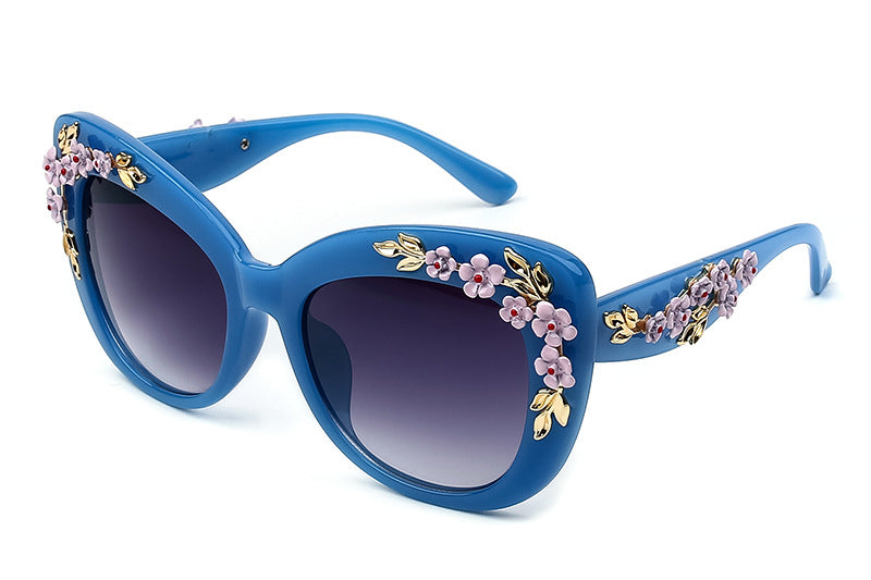 Women's Flower Printed Sunglasses