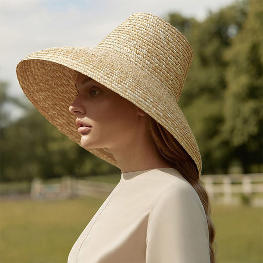 Vintage High Top Big Straw Hat