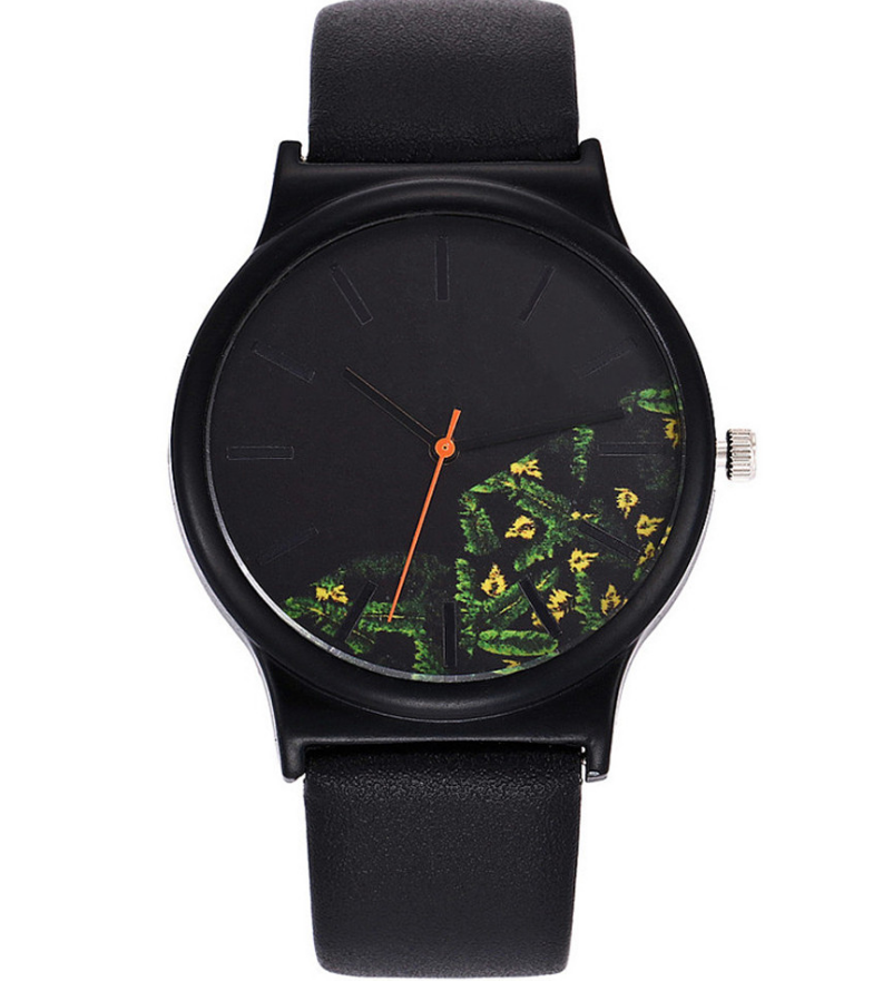 Floral Printed Quartz Watch