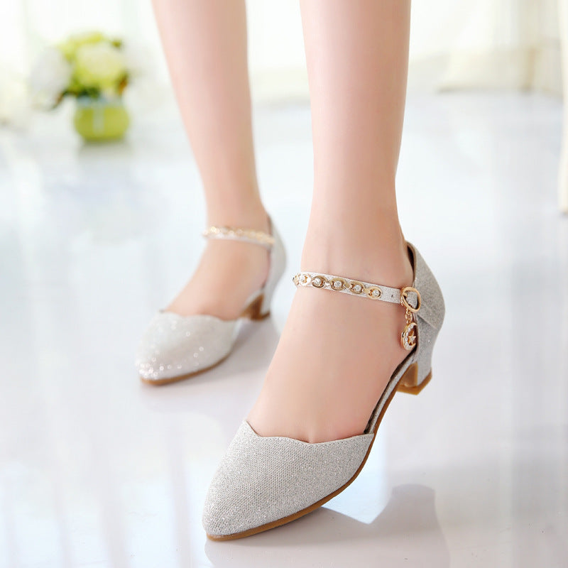 Half Pointed Toe Women's Shoes