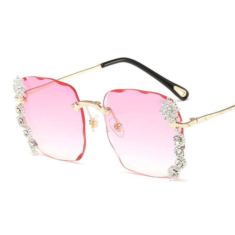 Women's Wavy Edge Gradient Sunglasses