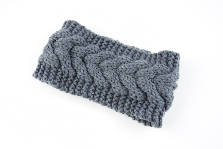 Twist Knitted Wool Headband