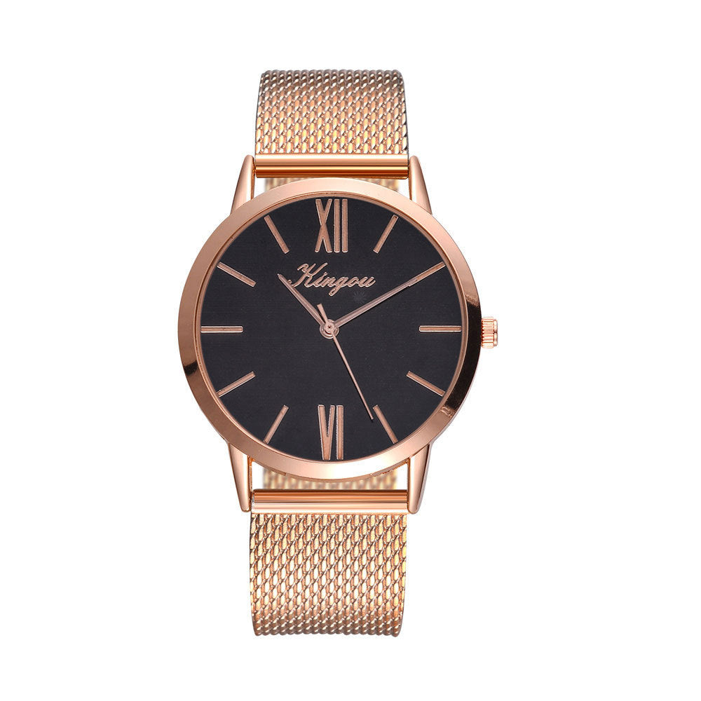 Fashion Simple Mesh Strap Quartz Watch