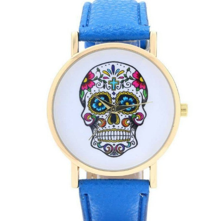 Skull Dial Emo Style Watch