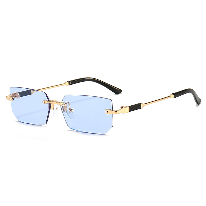 Rimless Fashion Women's Jelly Sunglasses