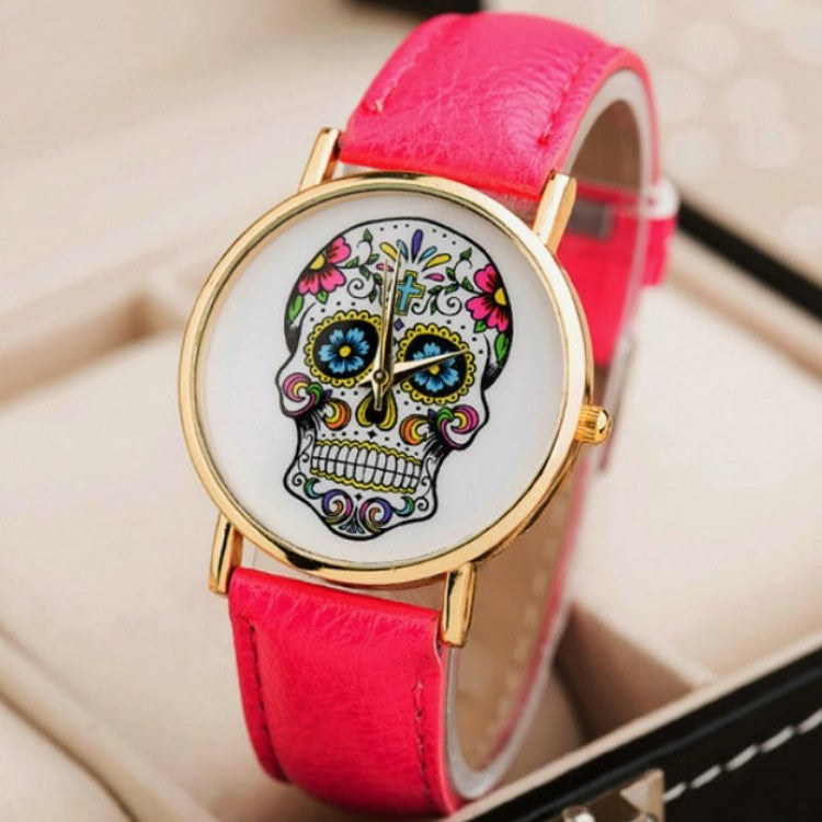 Skull Dial Emo Style Watch