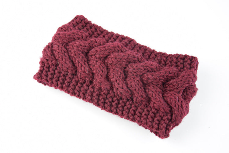 Twist Knitted Wool Headband