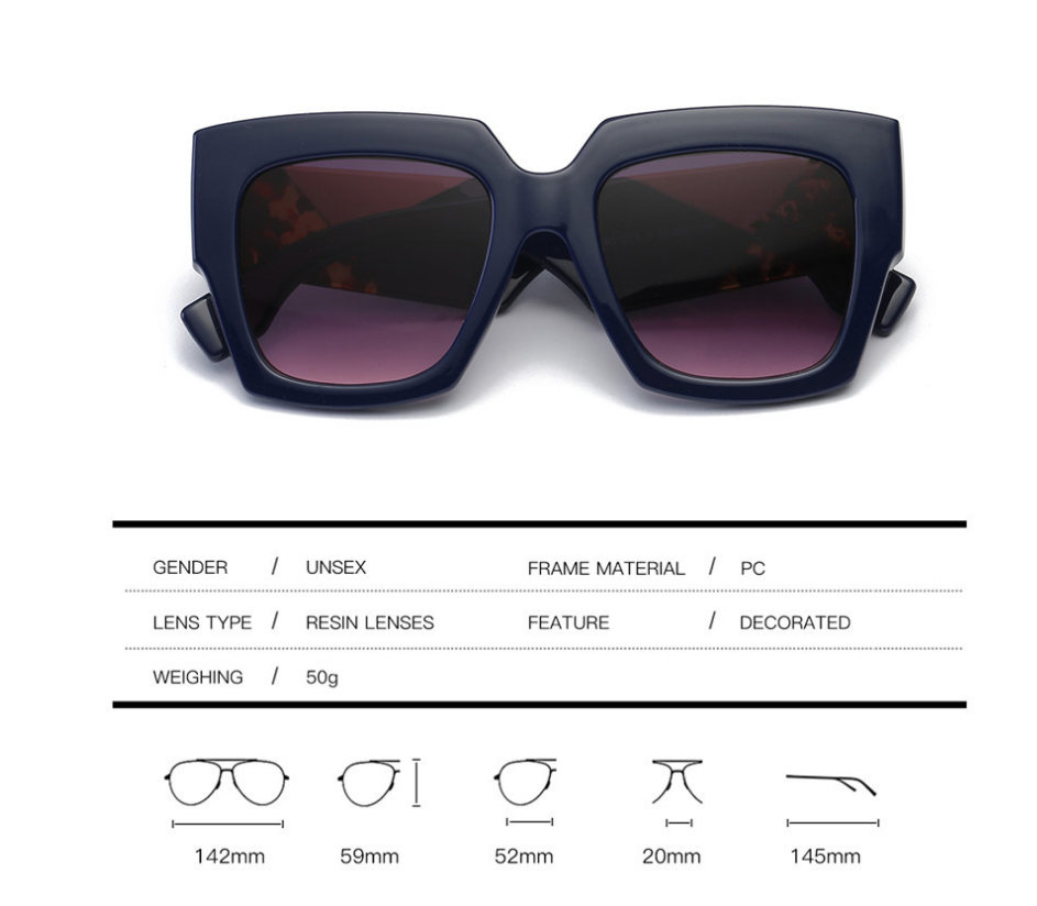 Women's Box Style Sunglasses