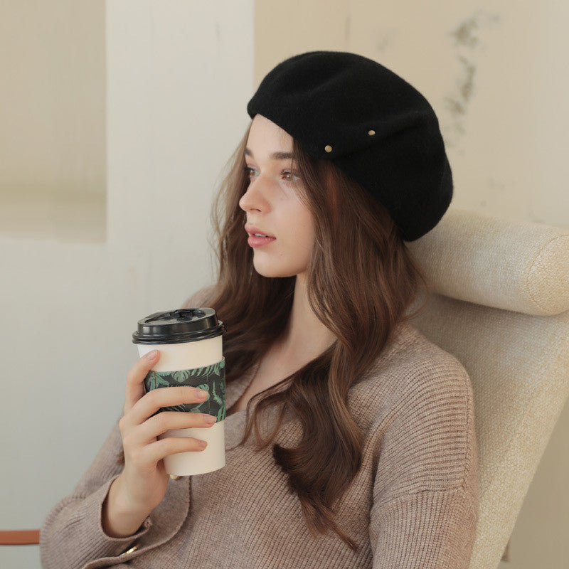 French Style Ladies Wool Hat