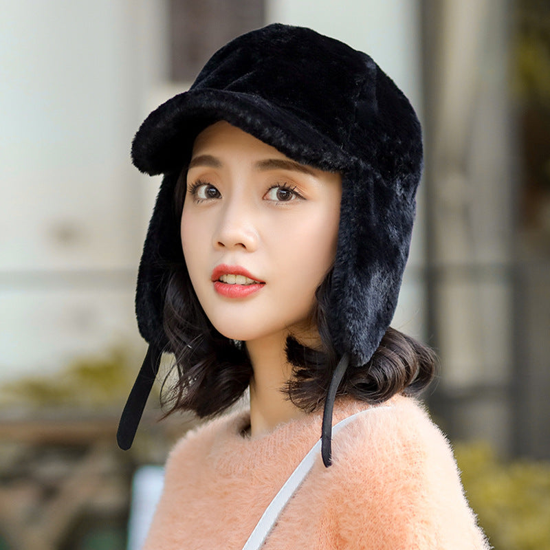 All-match Casual Plush Warm Cap