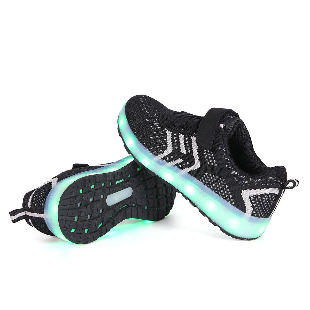 Flying Knit Sports LED Shoes