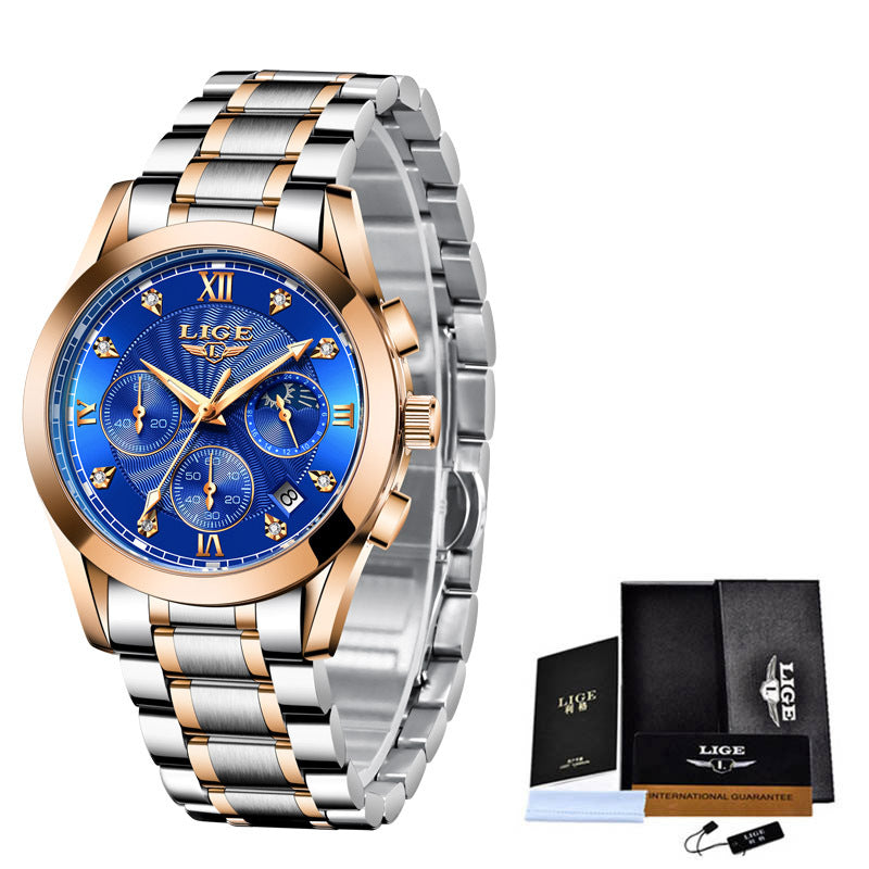 Stainless Steel Waterproof Watch