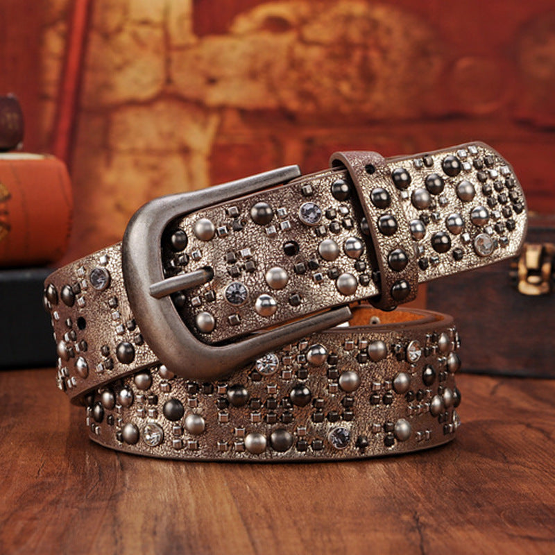 New Style Rivet Women's Retro Belt