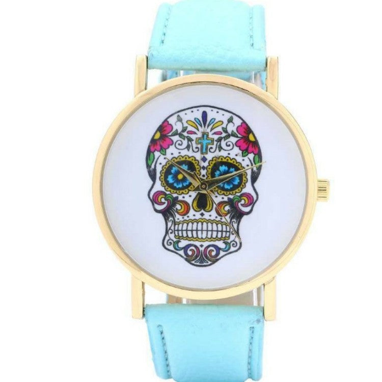 Skull Dial Emo Style Watch