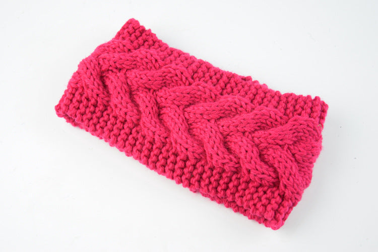 Twist Knitted Wool Headband