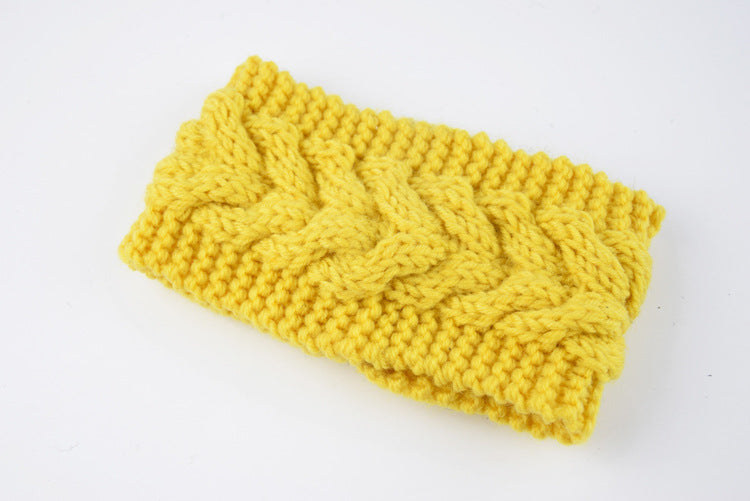 Twist Knitted Wool Headband