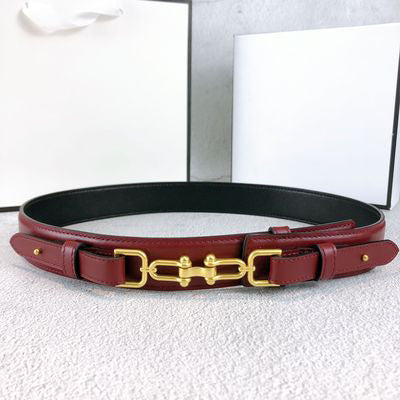 All Match Cowhide Waist Belt