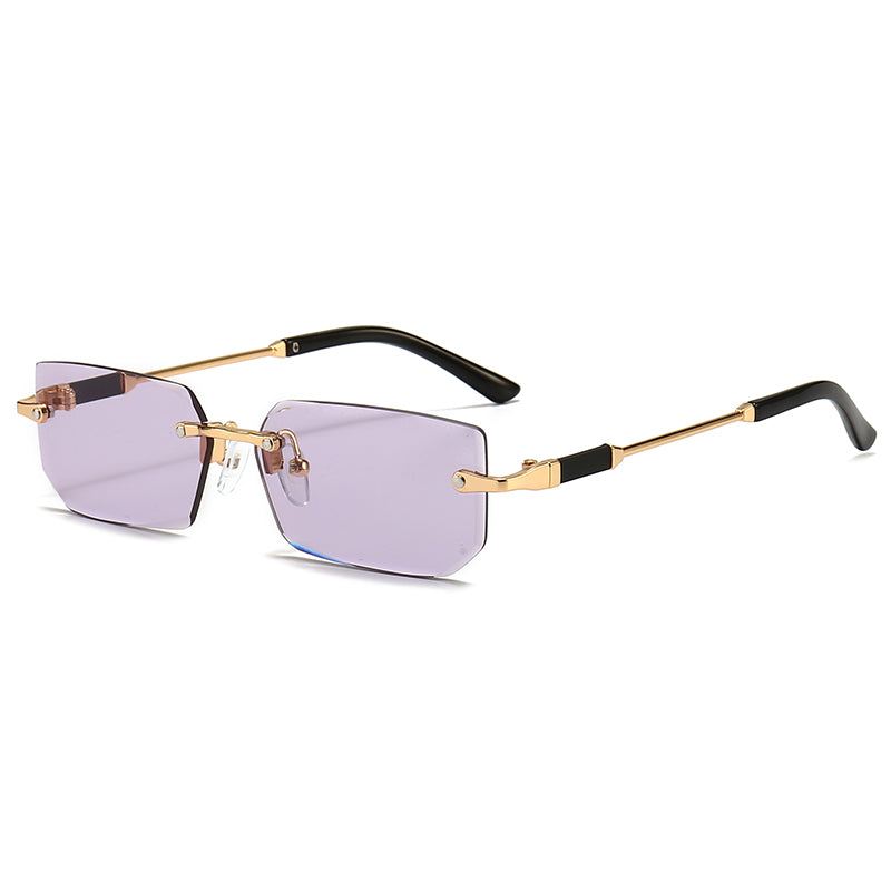 Rimless Fashion Women's Jelly Sunglasses