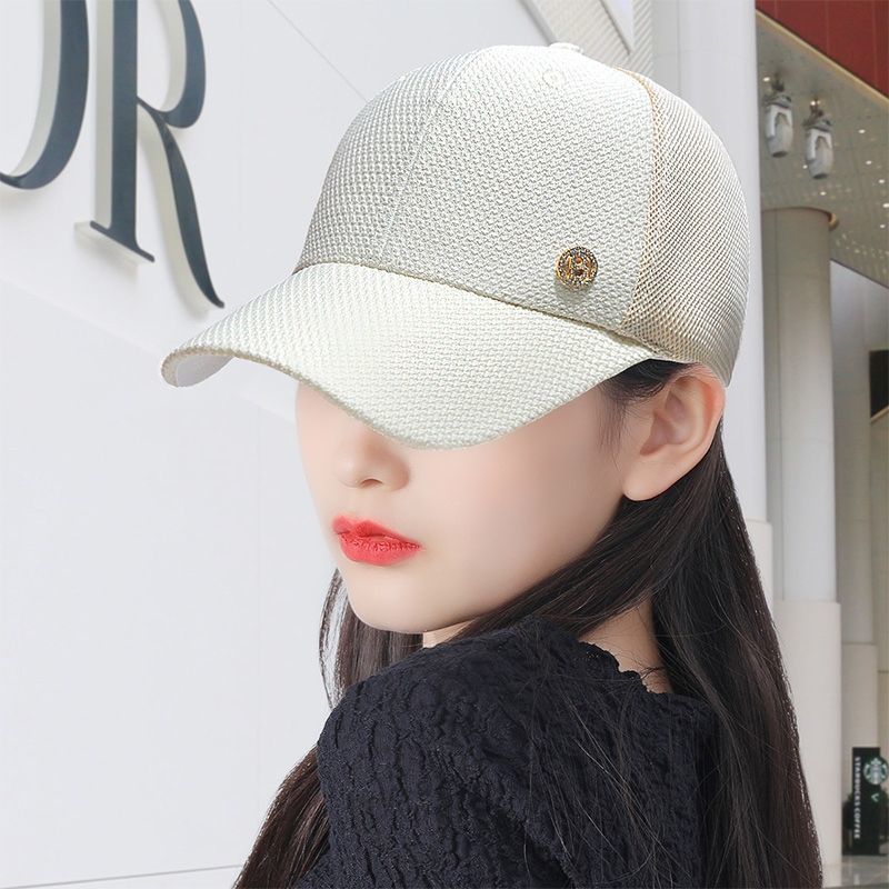 Women's Breathable Mesh Rhinestone Cap