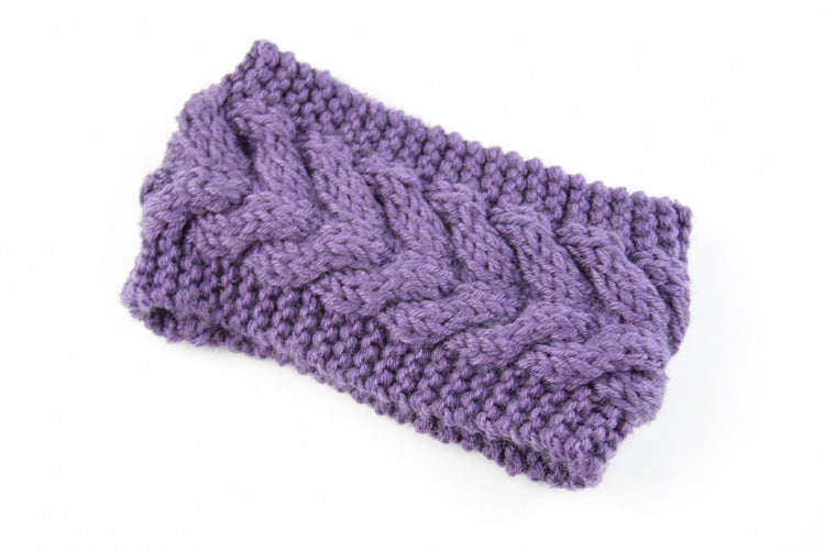 Twist Knitted Wool Headband