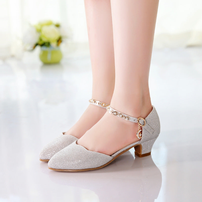 Half Pointed Toe Women's Shoes