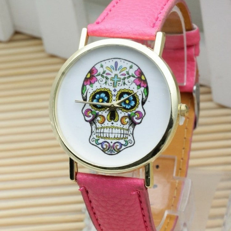 Skull Dial Emo Style Watch