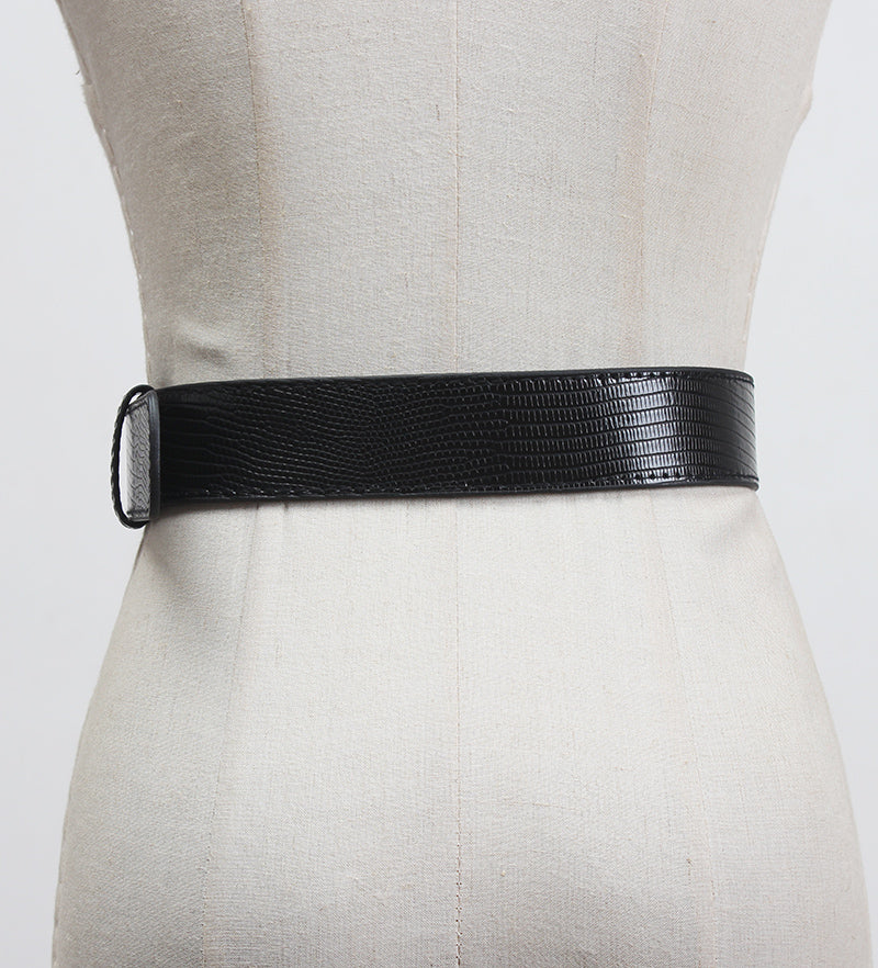 Fashion Stitching Zipper Waist Seal