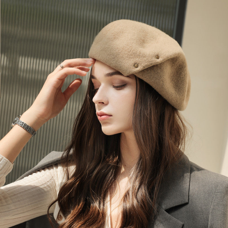 French Style Ladies Wool Hat