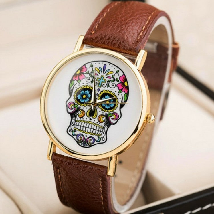 Skull Dial Emo Style Watch