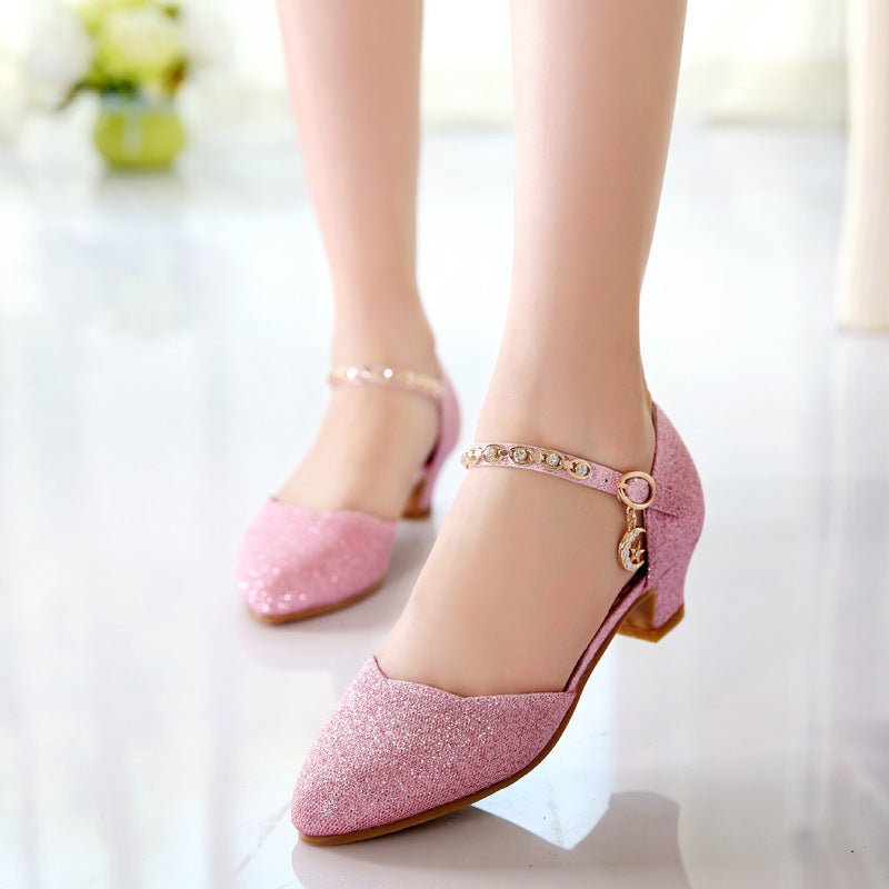 Half Pointed Toe Women's Shoes