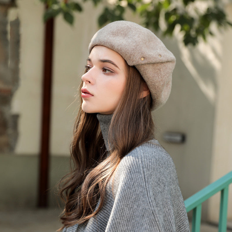 French Style Ladies Wool Hat