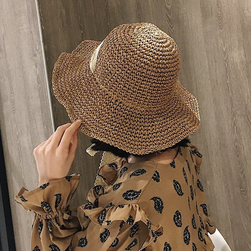 Foldable Handmade Straw Hat