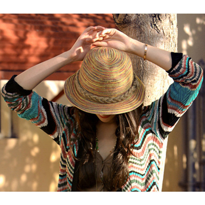 Little Pepper Ladies Color Striped Hat